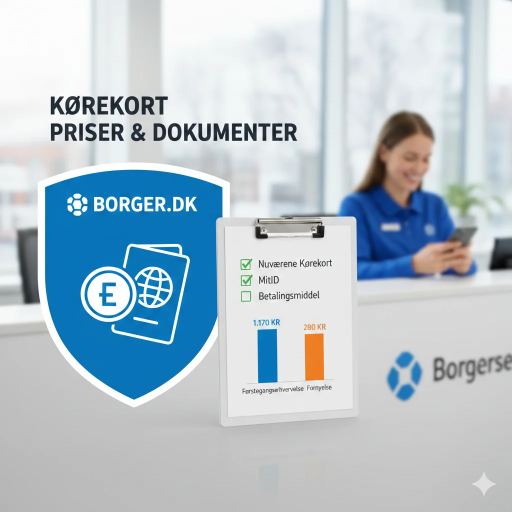 Dokumentation krævet Online Fornyelse af Kørekort